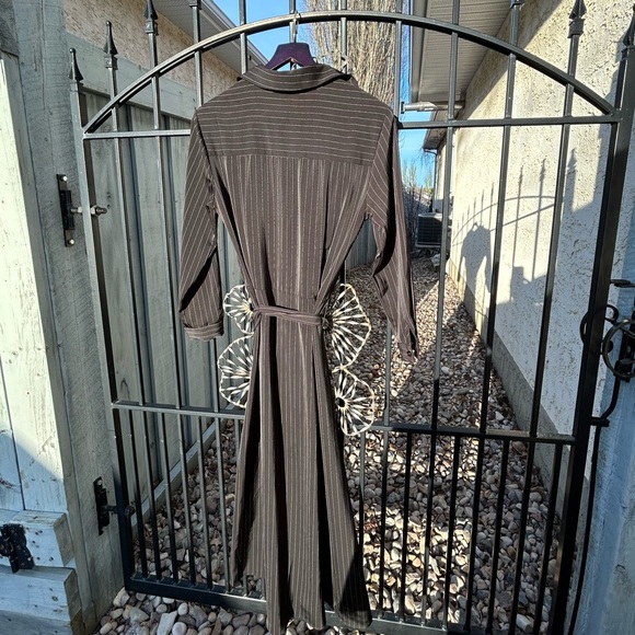 Ankle length black pin stripe stunner - Picture 3 of 9